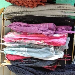 Multiple infinity scarves cute comfortable soft fashionable